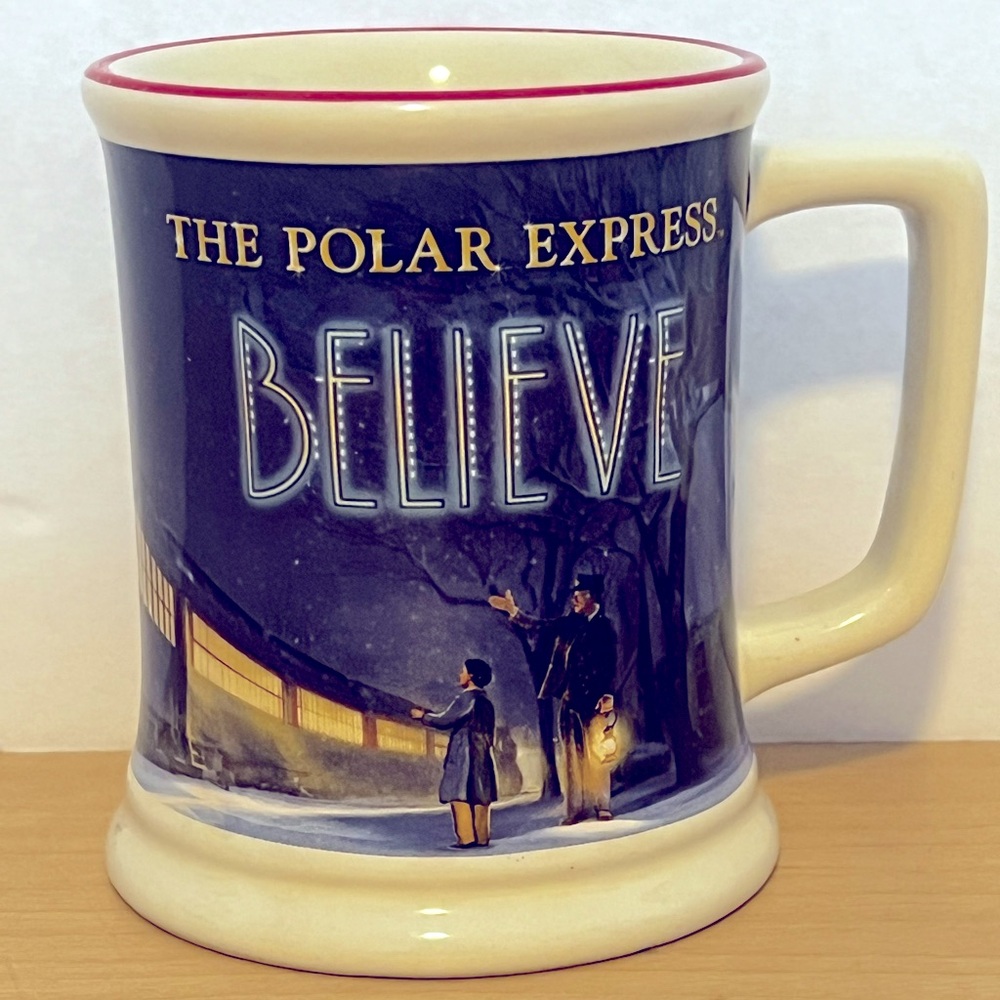 THE POLAR EXPRESS Mug BELIEVE Christmas